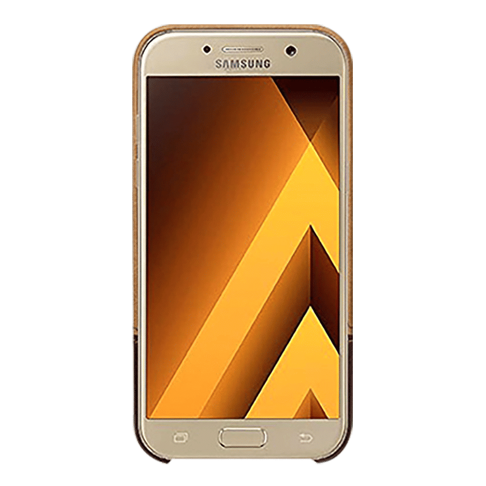 stuffcool Vogue Hard Faux Leather Back Cover for SAMSUNG Galaxy A5 (Soft Inner Lining, Dark Brown & Light Brown)_6