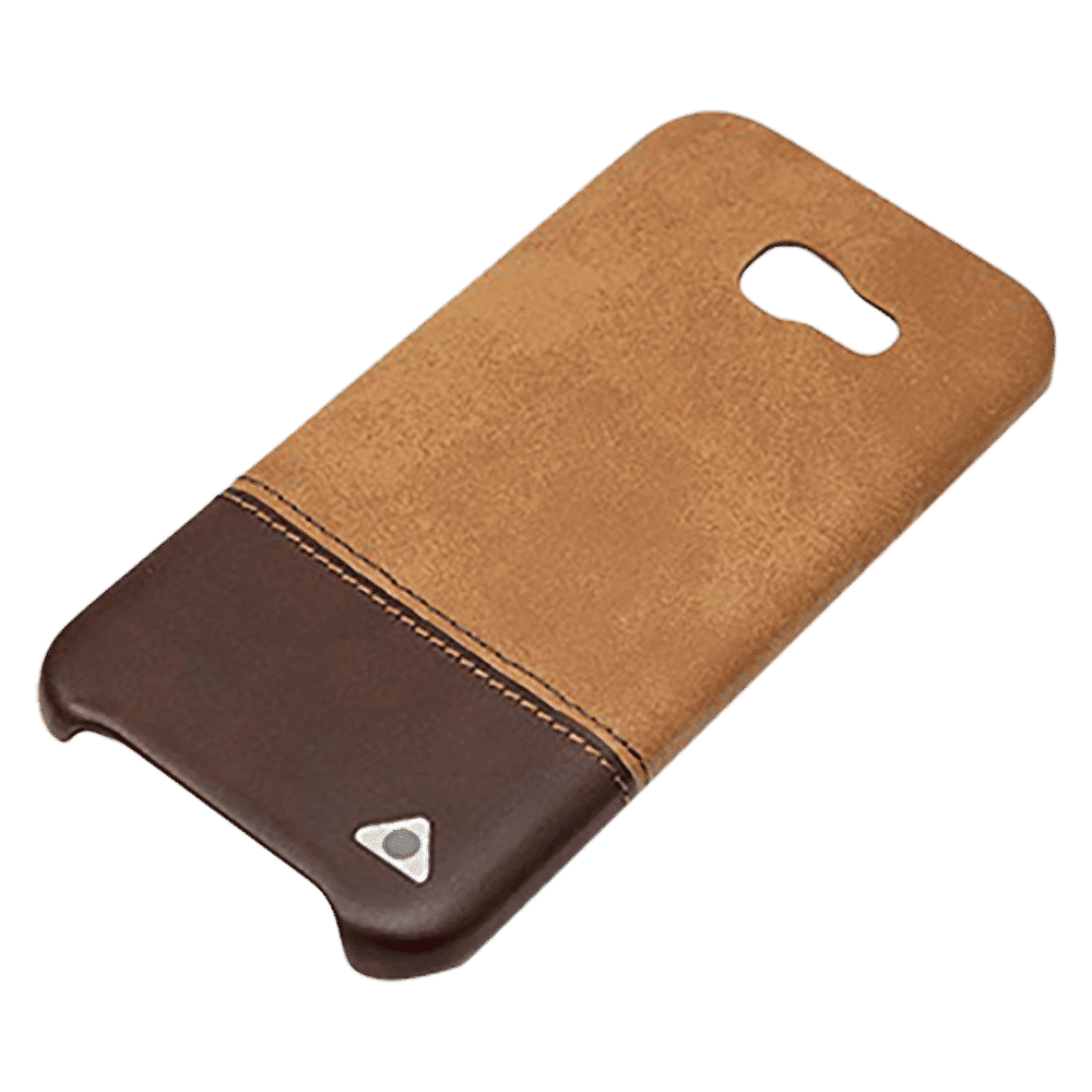 stuffcool Vogue Hard Faux Leather Back Cover for SAMSUNG Galaxy A5 (Soft Inner Lining, Dark Brown & Light Brown)_7