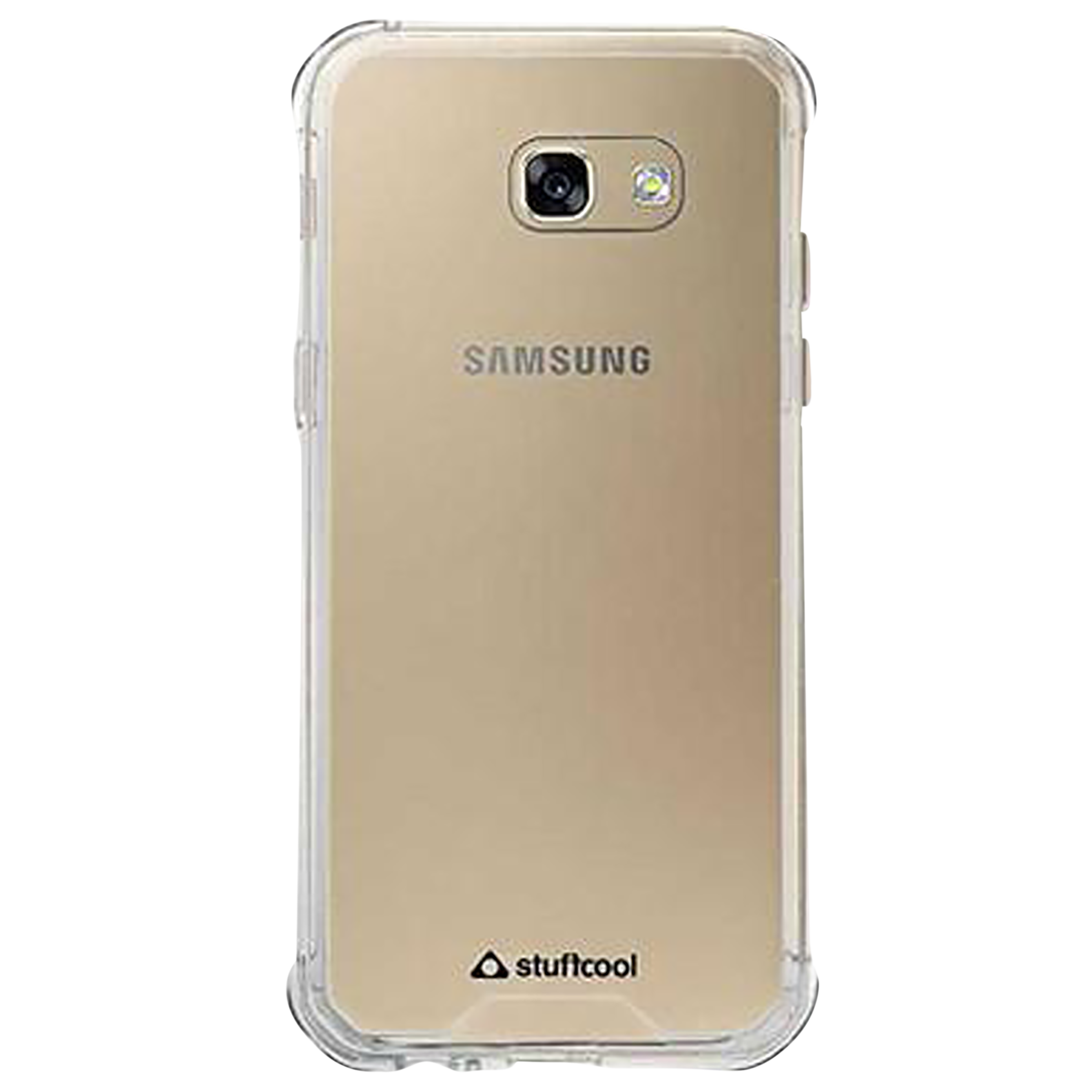 stuffcool Aero Hard & Soft Polycarbonate Back Cover for SAMSUNG Galaxy A5 (Scratch Resistant, Clear)_1