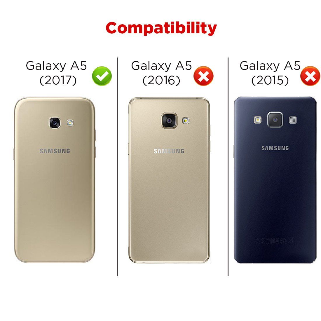 stuffcool Aero Hard & Soft Polycarbonate Back Cover for SAMSUNG Galaxy A5 (Scratch Resistant, Clear)_3