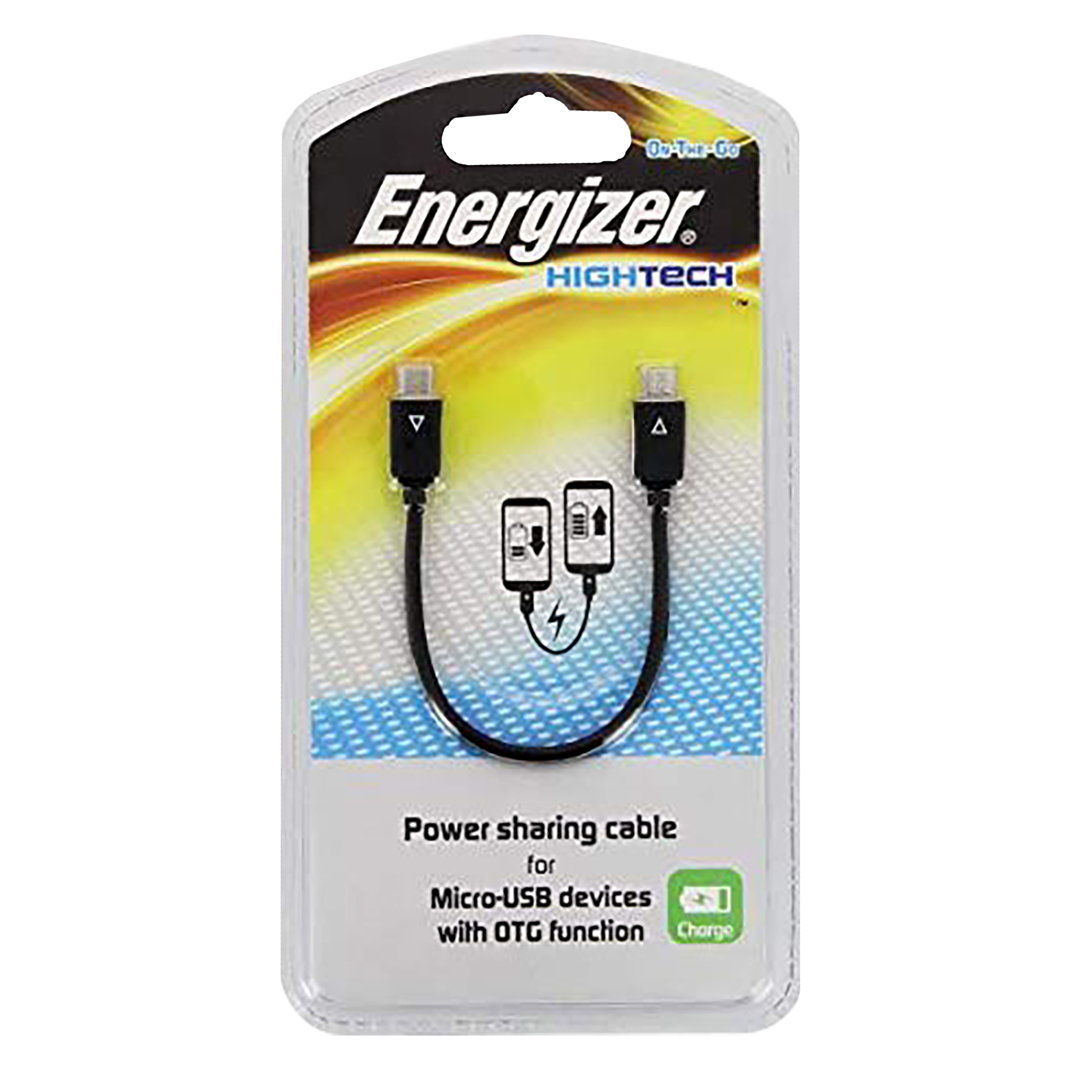 Energizer Micro USB to Micro USB 0.4 Feet (0.15M) Cable (Compact & Lightweight, Black)_5