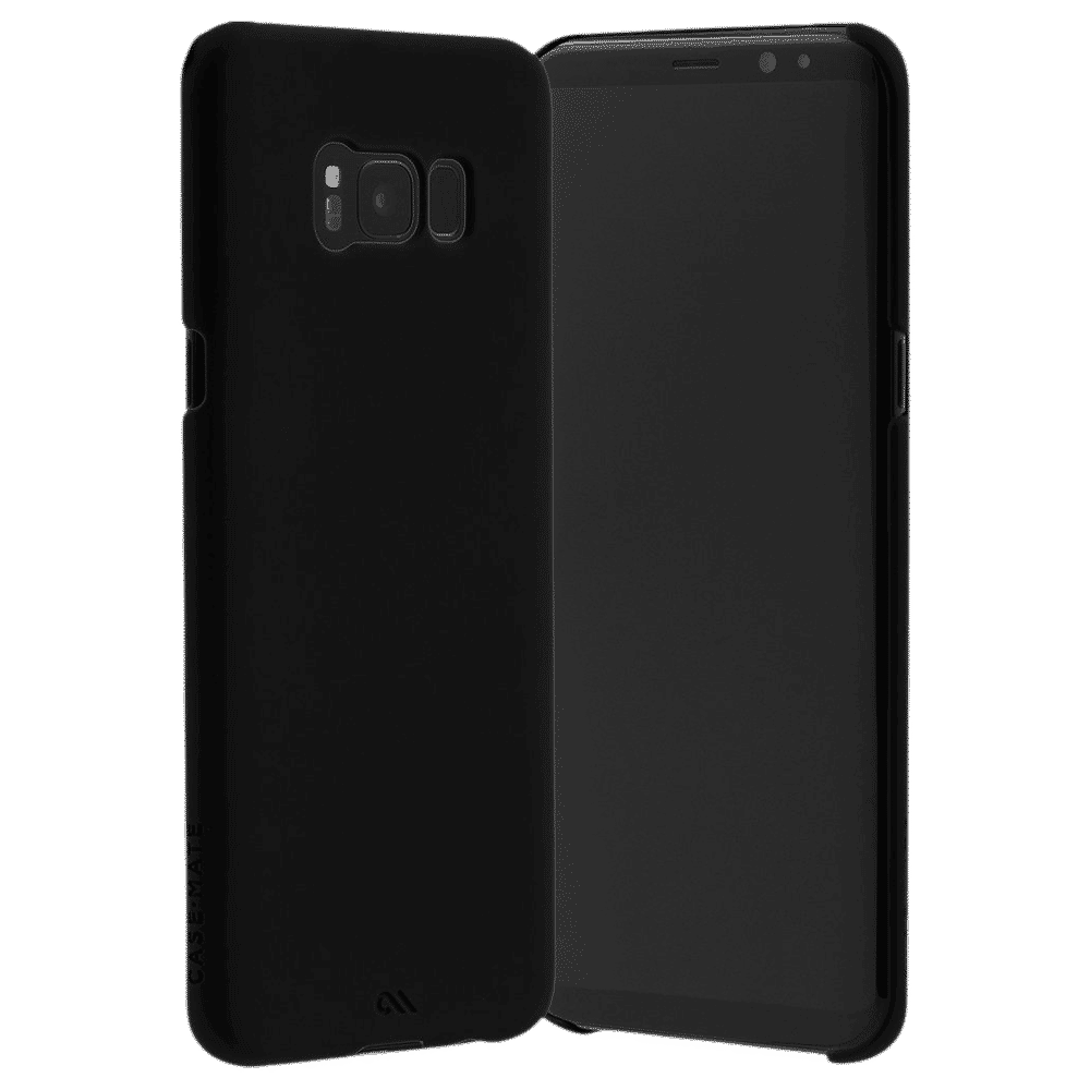Case-Mate Barely Polycarbonate Back Cover for Samsung Galaxy S8 Plus (Camera Protection, Black)_1