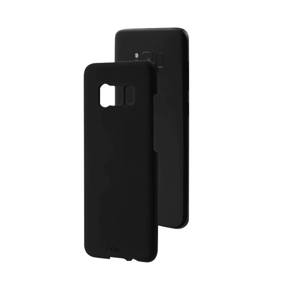 Case-Mate Barely Polycarbonate Back Cover for Samsung Galaxy S8 Plus (Camera Protection, Black)_5