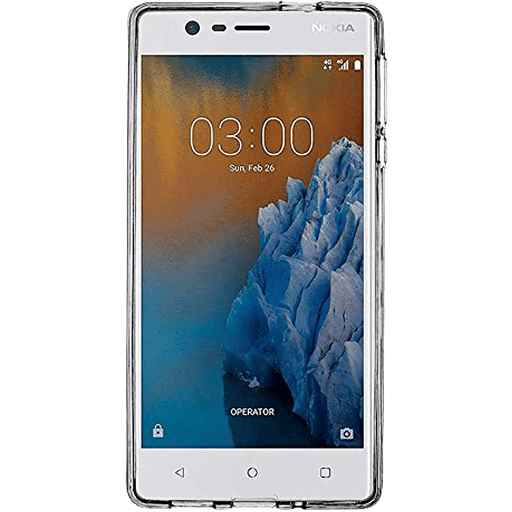 Stuffcool Blendo Hybrid Polycarbonate Back Cover for Nokia 3 (Camera Protection, Transparent)_5