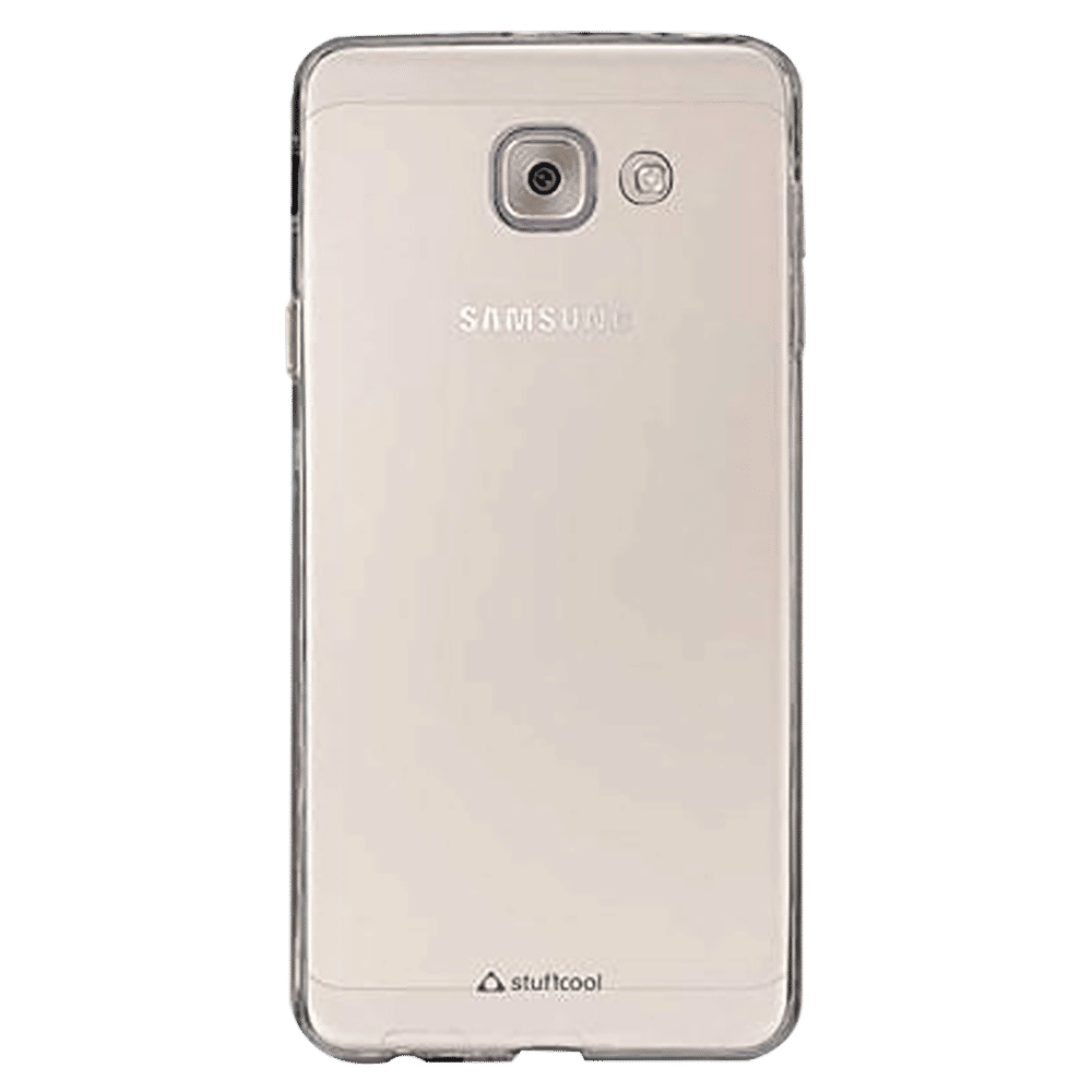 stuffcool Soft Rubber Back Cover for SAMSUNG Galaxy J7 Max (Anti Slip Grip, Clear)_1