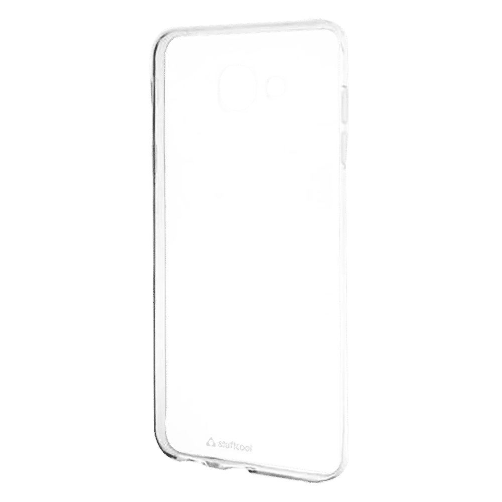 stuffcool Soft Rubber Back Cover for SAMSUNG Galaxy J7 Max (Anti Slip Grip, Clear)_6