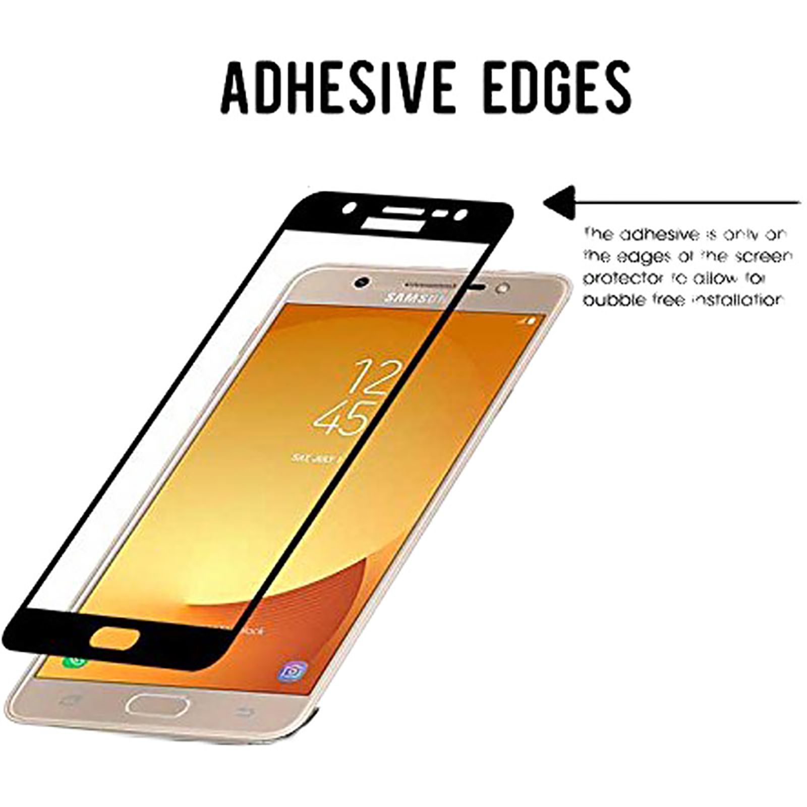 stuffcool Mighty 2.5D Tempered Glass Screen Protector for Samsung Galaxy J7 Max (Fingerprint Resistant)_3