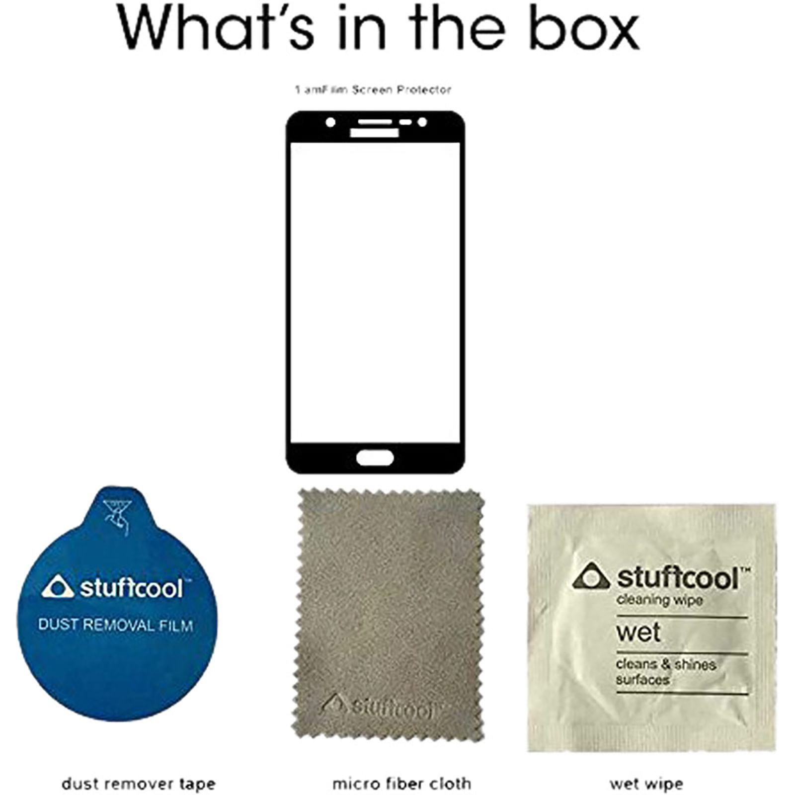 stuffcool Mighty 2.5D Tempered Glass Screen Protector for Samsung Galaxy J7 Max (Fingerprint Resistant)_4