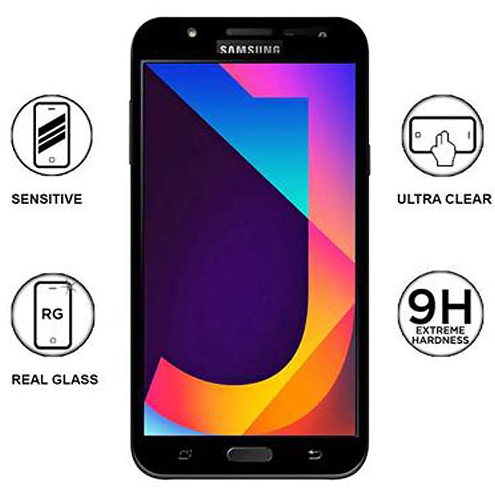 stuffcool Mighty Tempered Glass for SAMSUNG Galaxy J7 Nxt (9H Hardness)_3