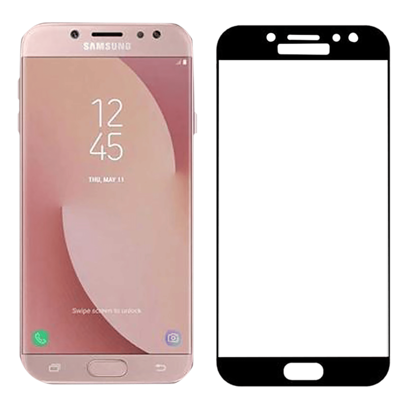 stuffcool Mighty 2.5D Tempered Glass for SAMSUNG Galaxy J7 Pro (Scratch Resistant)_6