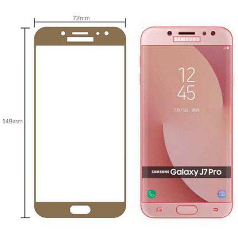 stuffcool Mighty 2.5D Tempered Glass for SAMSUNG Galaxy J7 Pro (Scratch Resistant)_4