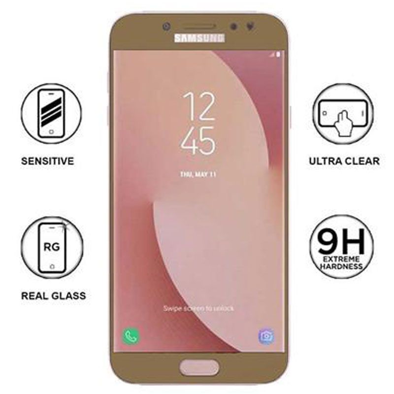 stuffcool Mighty 2.5D Tempered Glass for SAMSUNG Galaxy J7 Pro (Scratch Resistant)_5