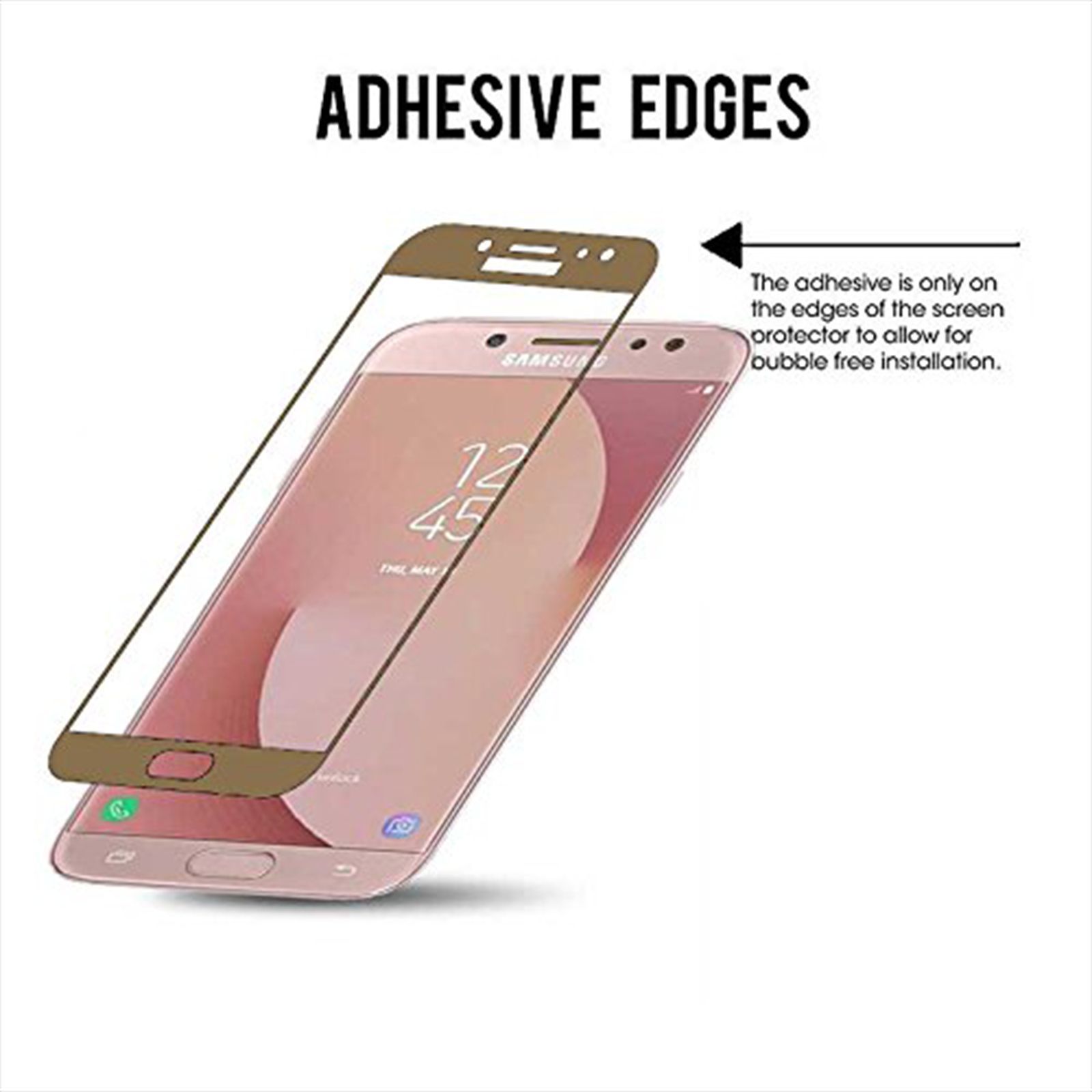 stuffcool Mighty 2.5D Tempered Glass for SAMSUNG Galaxy J7 Pro (Scratch Resistant)_8