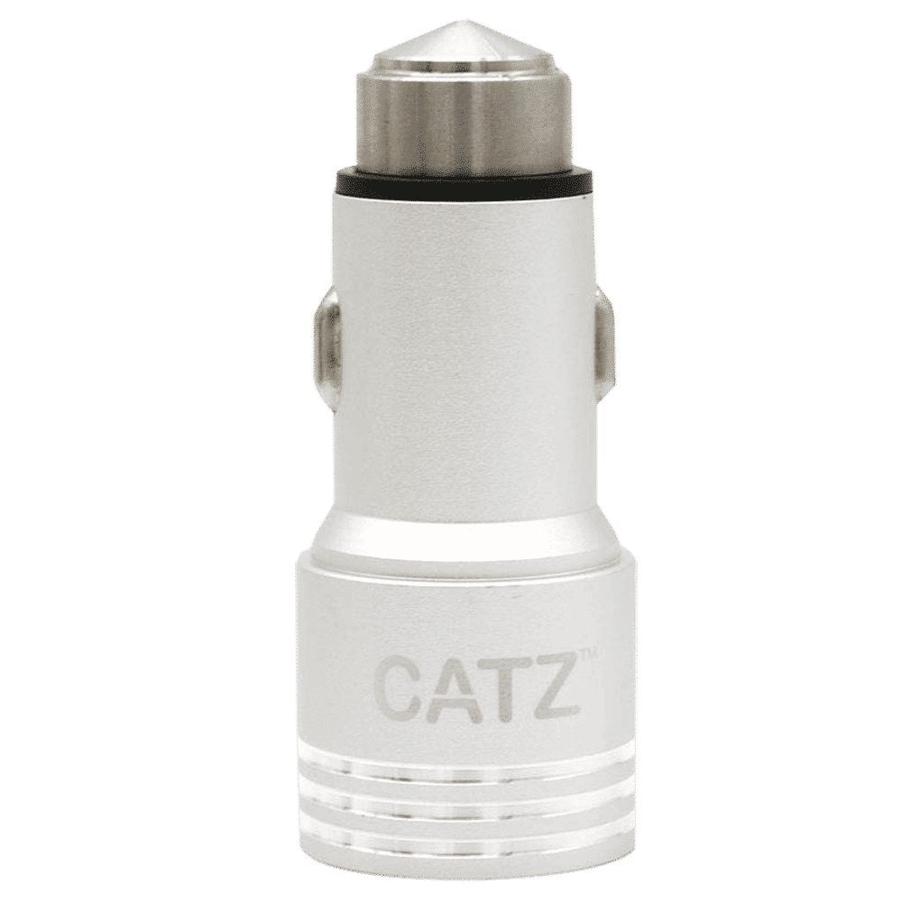 Brilyant 2 Ampere 2 USB Ports Car Charging Adapter (Compact Design, CZ-CC2-SV, Silver)_1