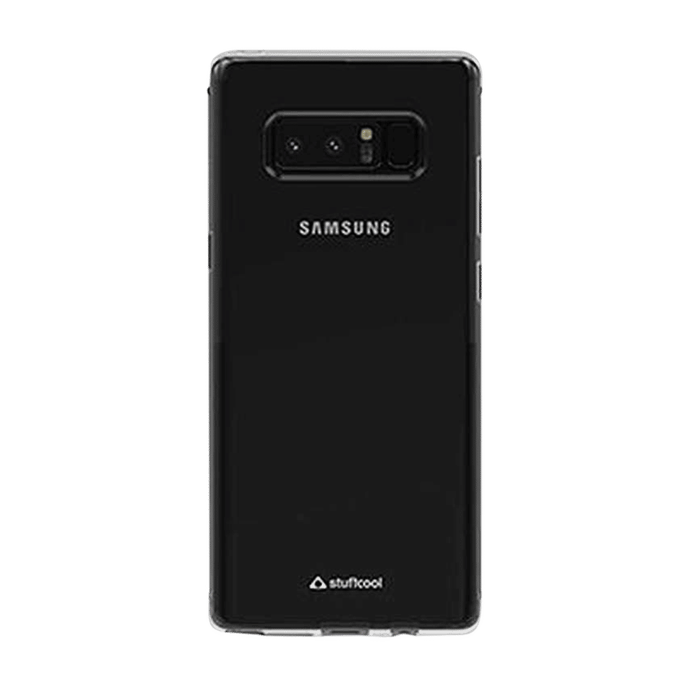 stuffcool Pure Soft Silicon Rubber Back Cover for SAMSUNG Galaxy Note 8 (Scratch Proof, Transparent) stuffcool Pure Soft Silicon Rubber Back Cover for SAMSUNG Galaxy Note 8 (Scratch Proof, Transparent)_1