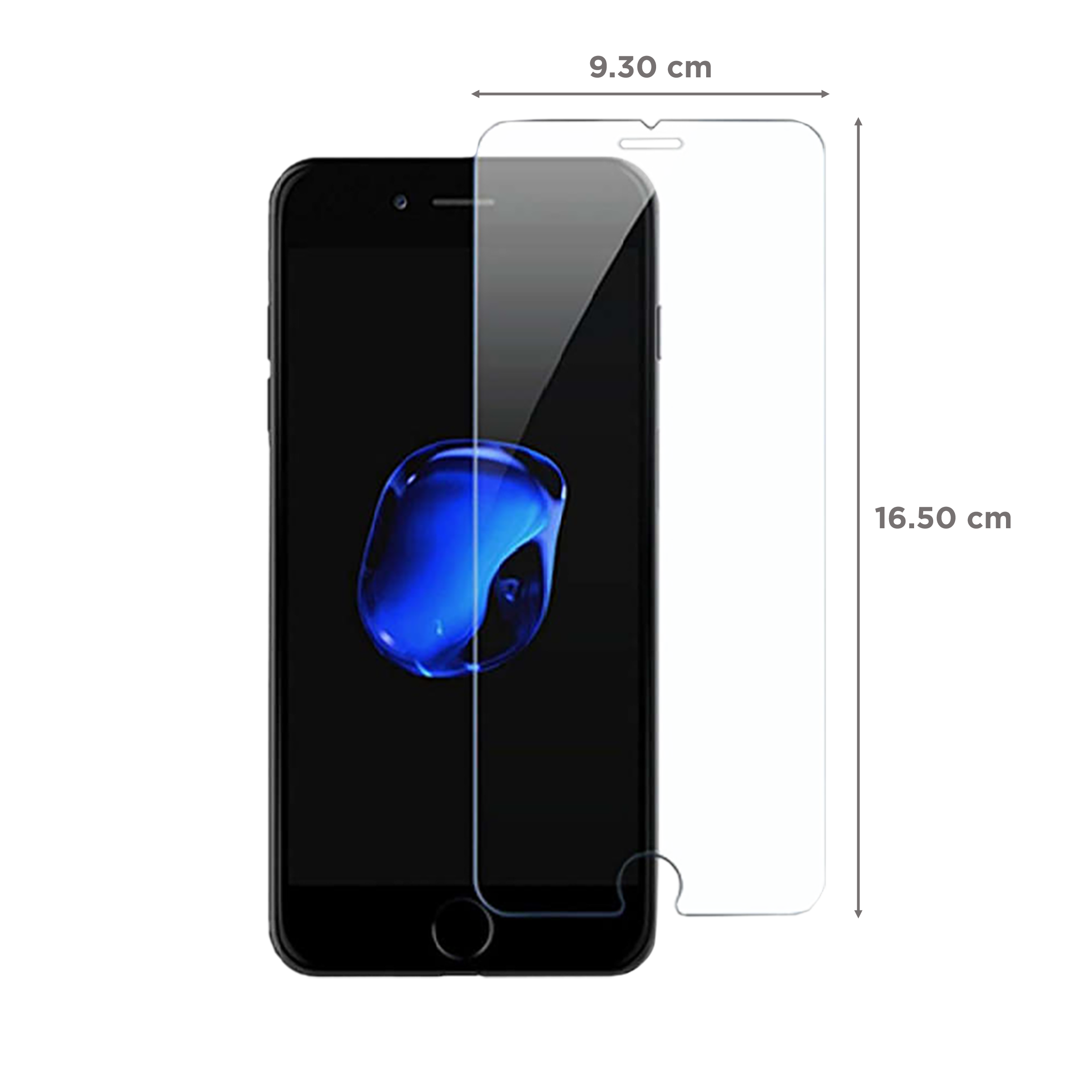 Brilyant Catz Tempered Glass Screen Protector for Apple iPhone 8 (Ultra Transparent Visibility)_2