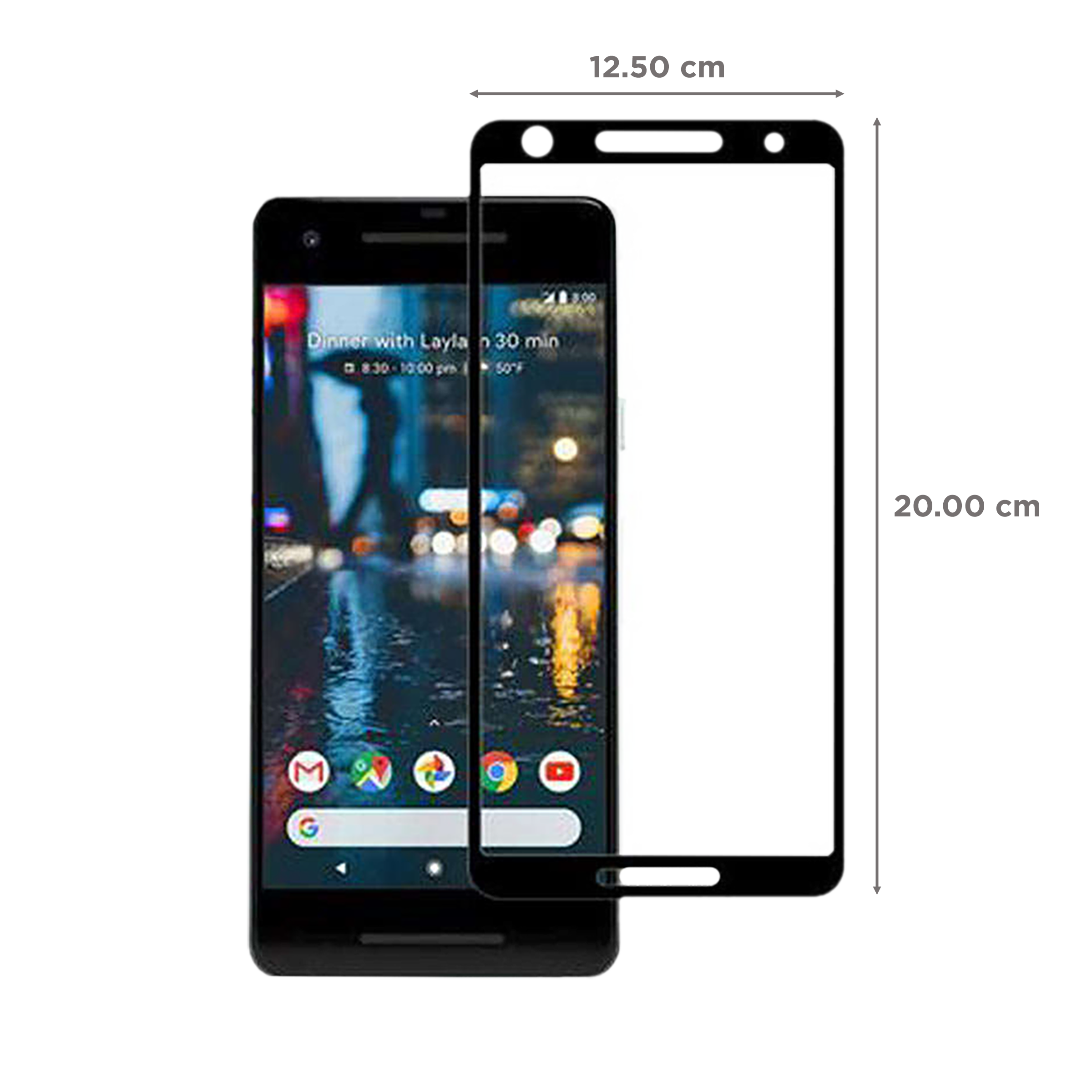 stuffcool MGGP3DGPIXEL2 3D Curved Tempered Glass for Google Pixel 2 (Bubble Free Installation)_2