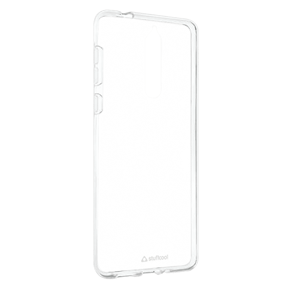 stuffcool PRNK8 Silicone Back Cover for Nokia 8 (Camera Protection, Transparent)_5