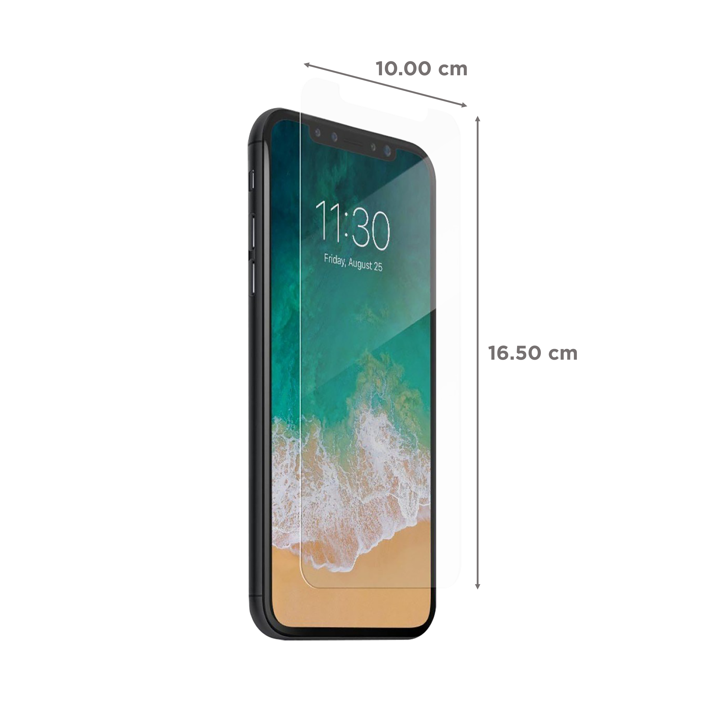 Brilyant Catz Tempered Glass Screen Protector for Apple iPhone X (Ultra Transparent Visibility)_2