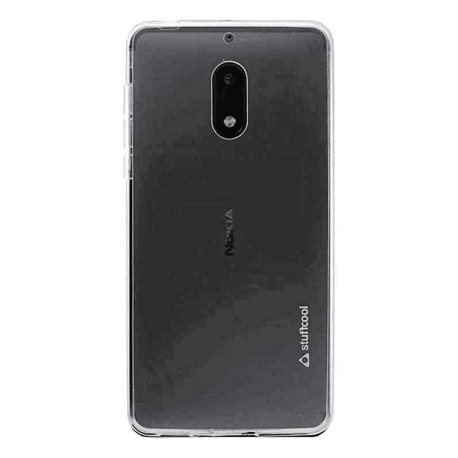 stuffcool Pure Soft Silicone Rubber Back Cover for Nokia 6 (Enhanced Grip, Transparent) stuffcool Pure Soft Silicone Rubber Back Cover for Nokia 6 (Enhanced Grip, Transparent)_1