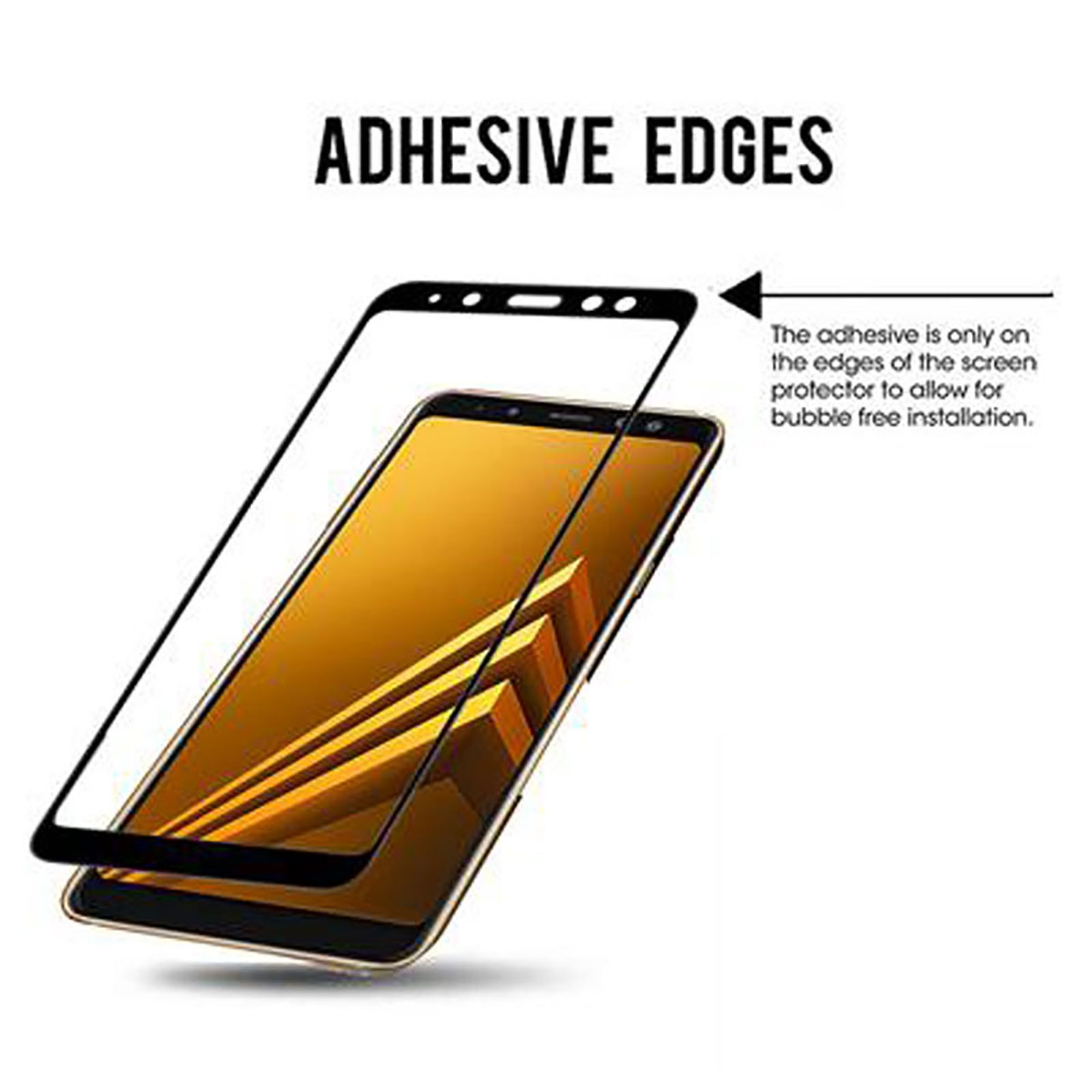 stuffcool MGGPSGA8P18 2.5D Tempered Glass for Samsung Galaxy A8 Plus 2018 (Scratch Resistant)_5
