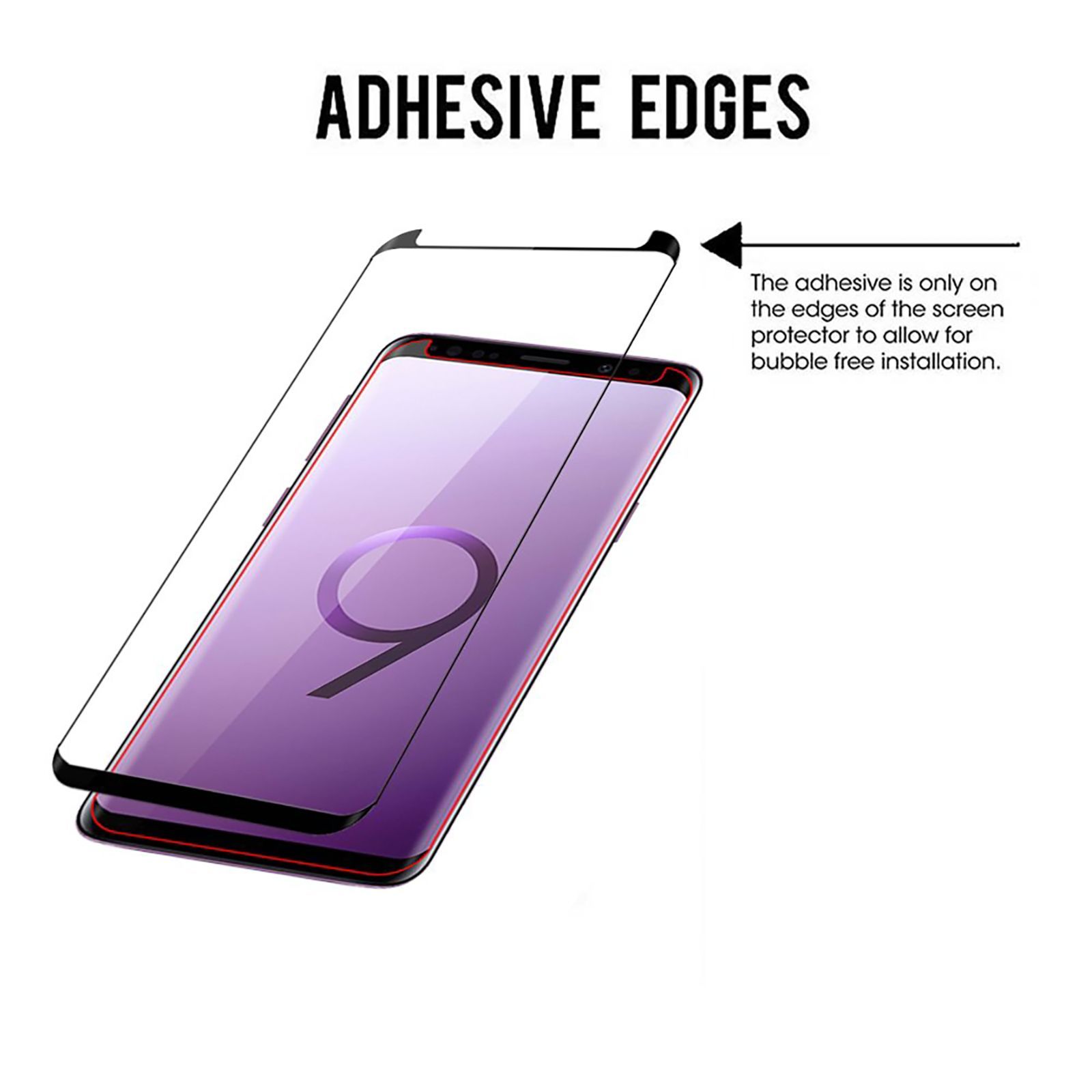 stuffcool Full Covarage 3D Tempered Glass for Samsung Galaxy S9 (Scratch Resistant)_9