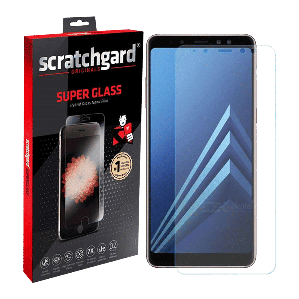 scratchgard TGS Tempered Glass for Samsung Galaxy A8 Plus (Full Touch Sensitivity)_1