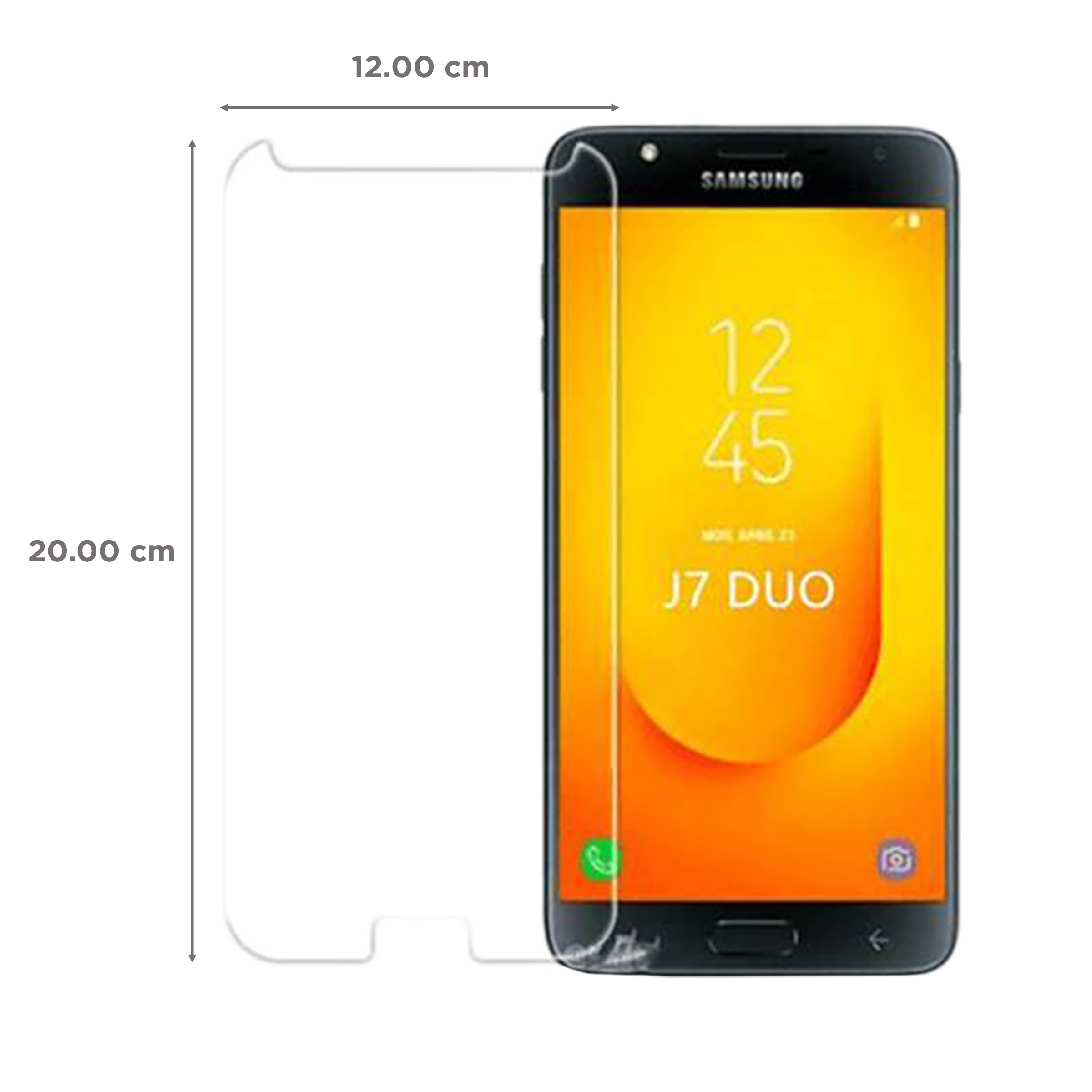 scratchgard TGS Tempered Glass for Samsung Galaxy J7 Duo (Full Touch Sensitivity)_2
