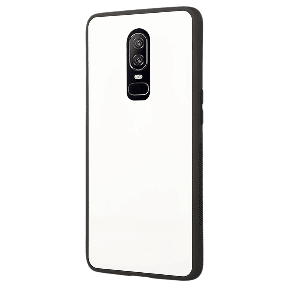 stuffcool Hard Plastic Back Cover for OnePlus 6 (Camera Protection, White)_5