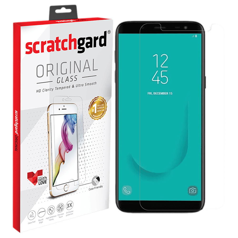 scratchgard Screen Protector For Samsung Galaxy J6 (Fingerprint Resistant)_1