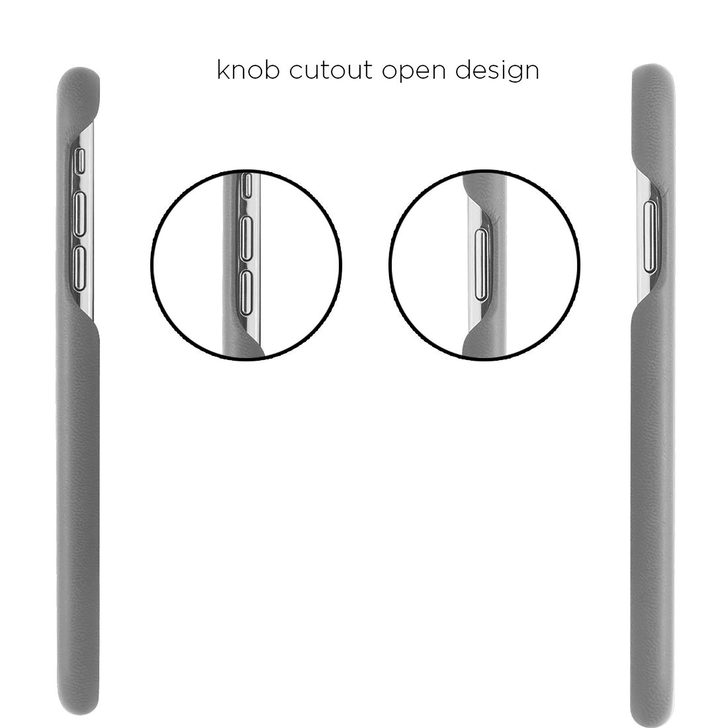 stuffcool Joli Faux Leather Back Cover for Apple iPhone XS Max (Wireless Charging Compatible, Grey)_9