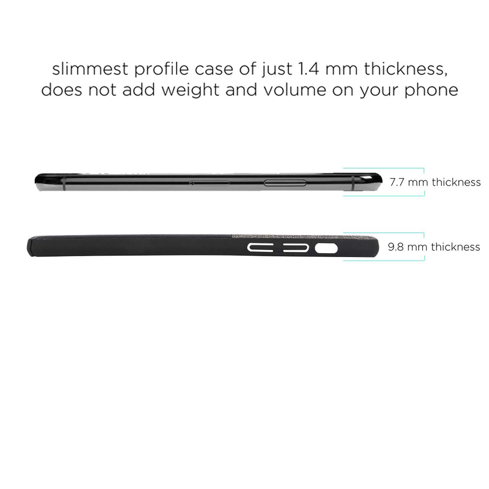 stuffcool Eto Sport PU Leather Back Cover for Apple iPhone XS Max (Camera Protection, Black and Grey)_7