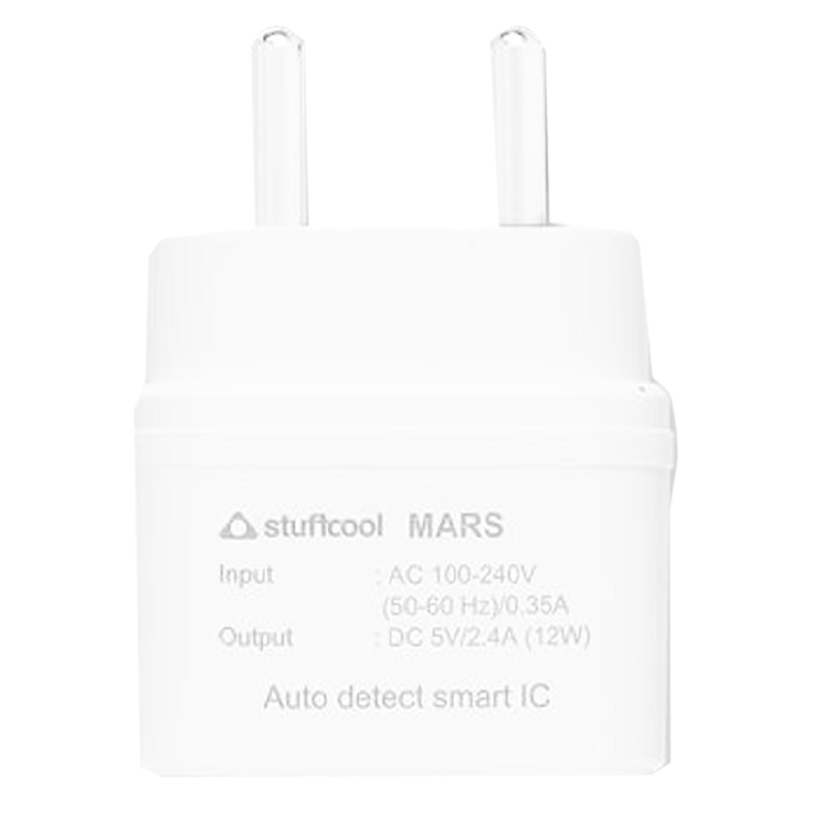 stuffcool Charge It 2.4 Amp Dual USB Wall Charging Adapter with 100 cm microUSB Cable (HKMARSMI-WHT, White)_10