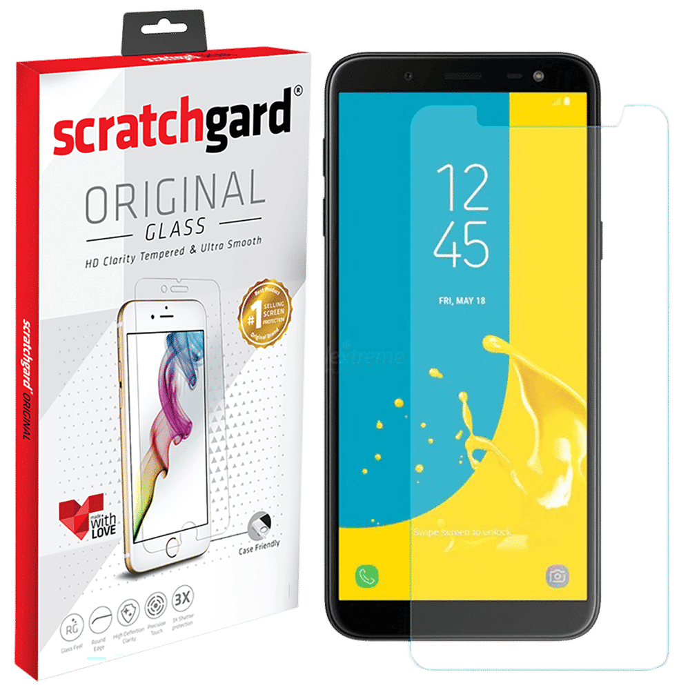 scratchgard TGS Tempered Glass for Samsung Galaxy J6 Plus (Full Touch Sensitivity) scratchgard TGS Tempered Glass for Samsung Galaxy J6 Plus (Full Touch Sensitivity)_1