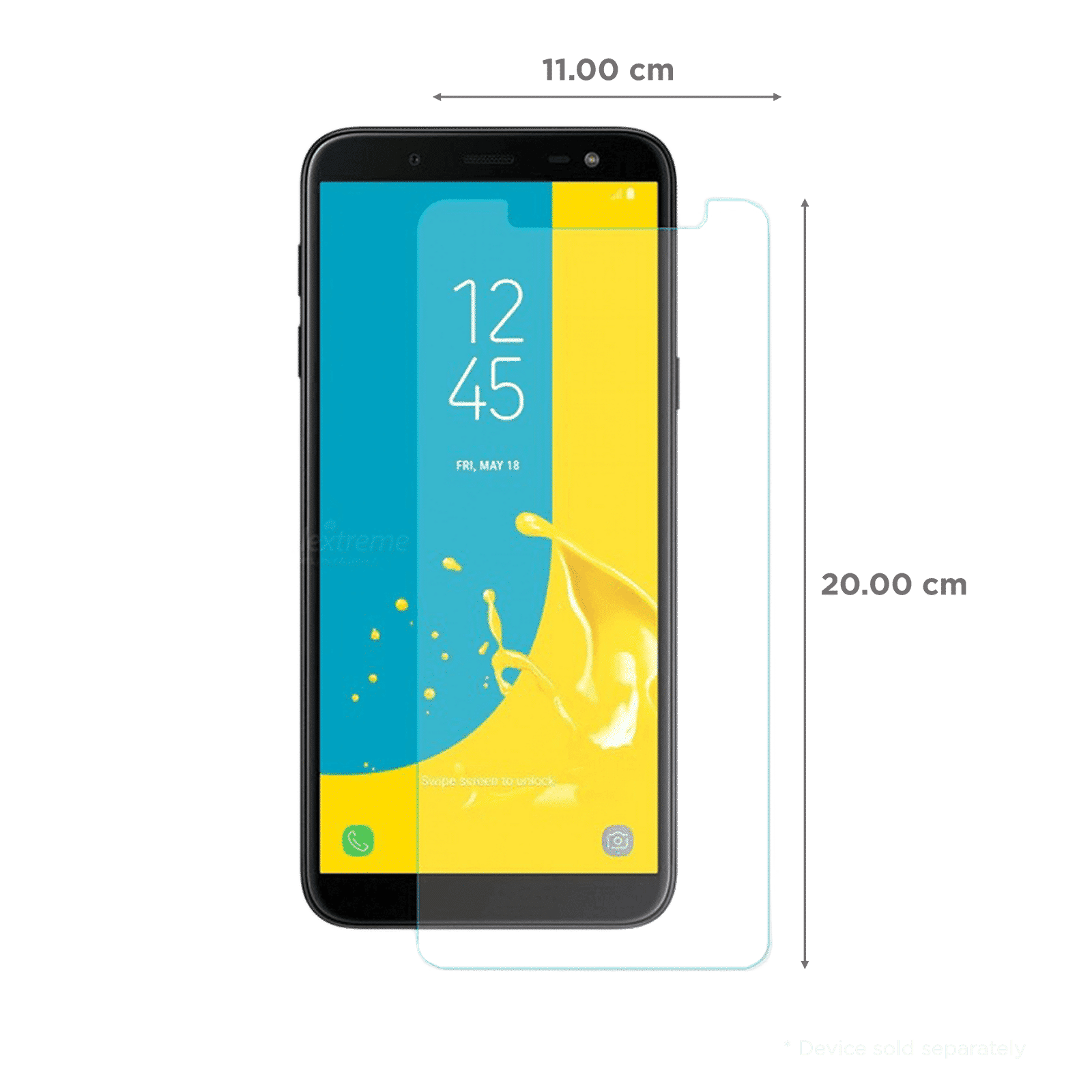 scratchgard TGS Tempered Glass for Samsung Galaxy J6 Plus (Full Touch Sensitivity) scratchgard TGS Tempered Glass for Samsung Galaxy J6 Plus (Full Touch Sensitivity)_2