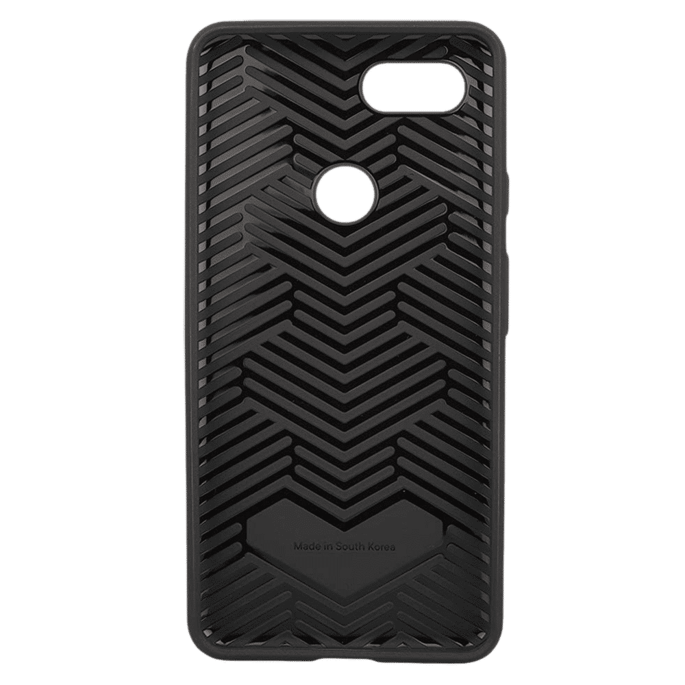 stuffcool Armour Polyurethane Back Cover for Google Pixel 3 (Camera Protection, Black)_5