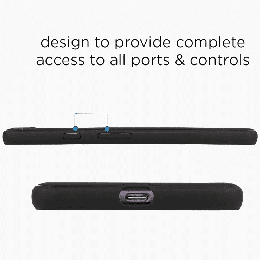 stuffcool Armour Polyurethane Back Cover for Google Pixel 3 (Camera Protection, Black)_6