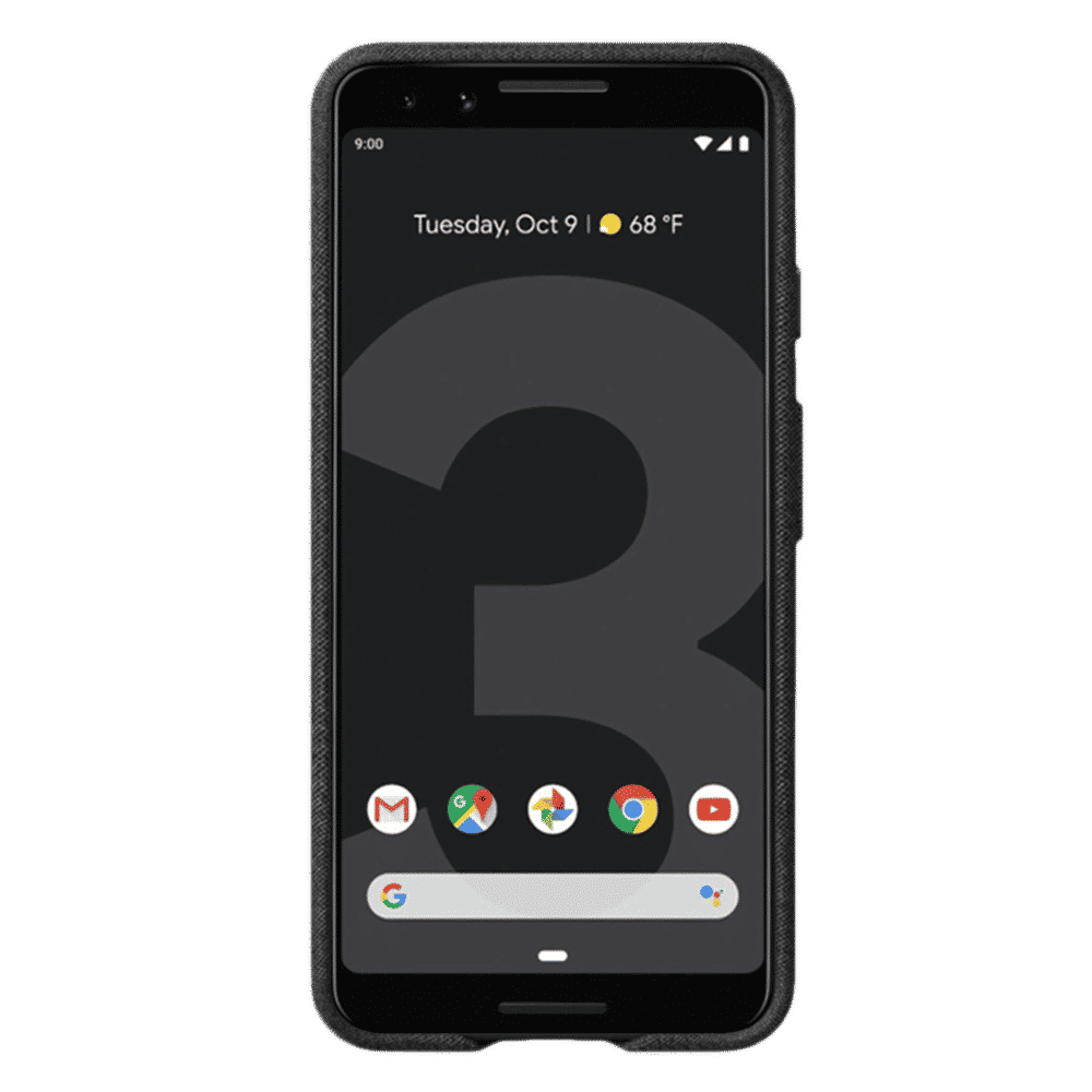 stuffcool Aviz Soft Nylon Back Cover for OnePlus 6T (Precise Form Fitting, Black)_2