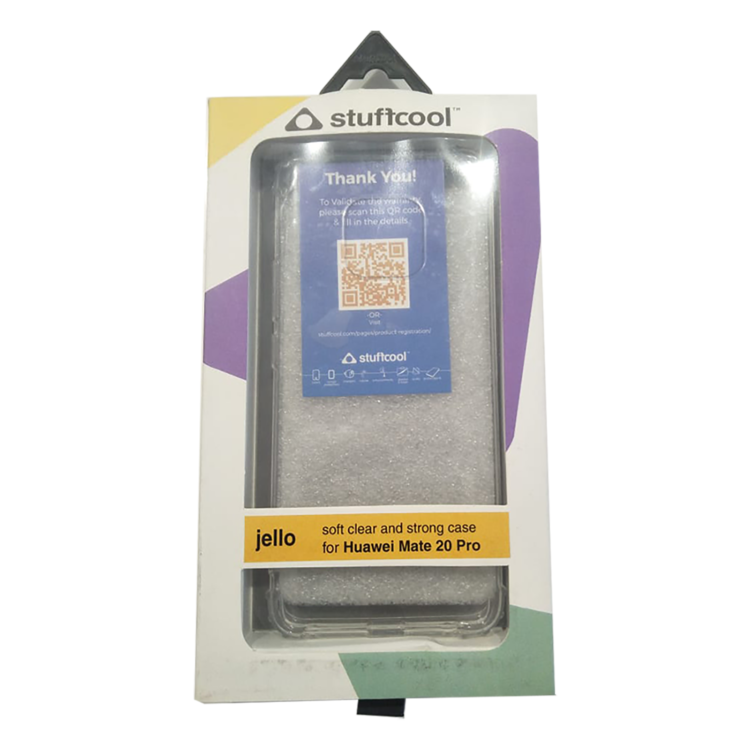 stuffcool Jelo Soft Silicone Back Cover for HUAWEI Mate 20 Pro (All Round Protection, Clear)_3