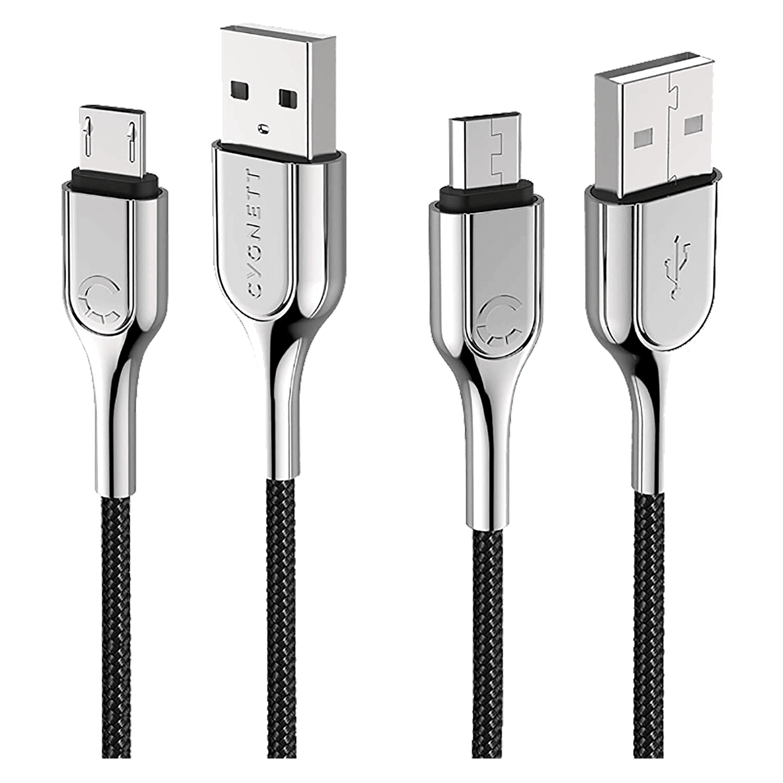 CYGNETT Armoured Type A to Micro USB 6.5 Feet (2M) Cable (Double Braided Nylon, Black)_10