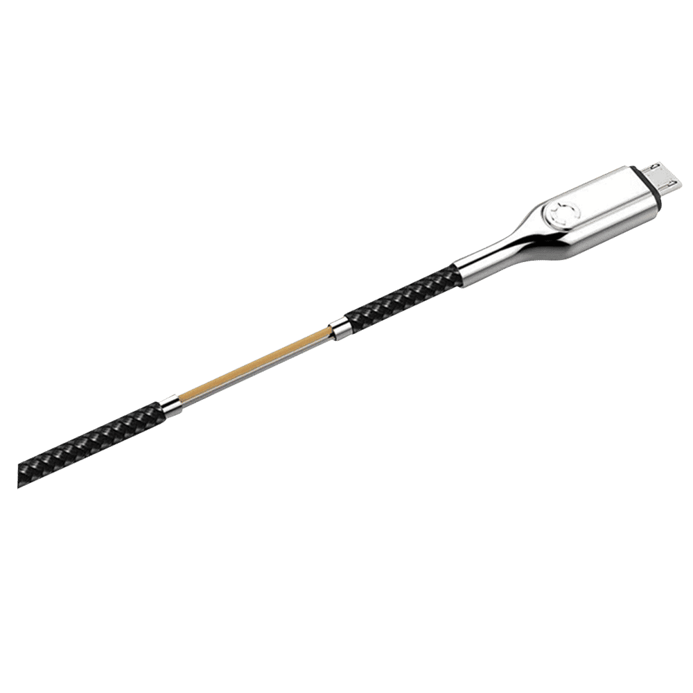 CYGNETT Armoured Type A to Micro USB 6.5 Feet (2M) Cable (Double Braided Nylon, Black)_11