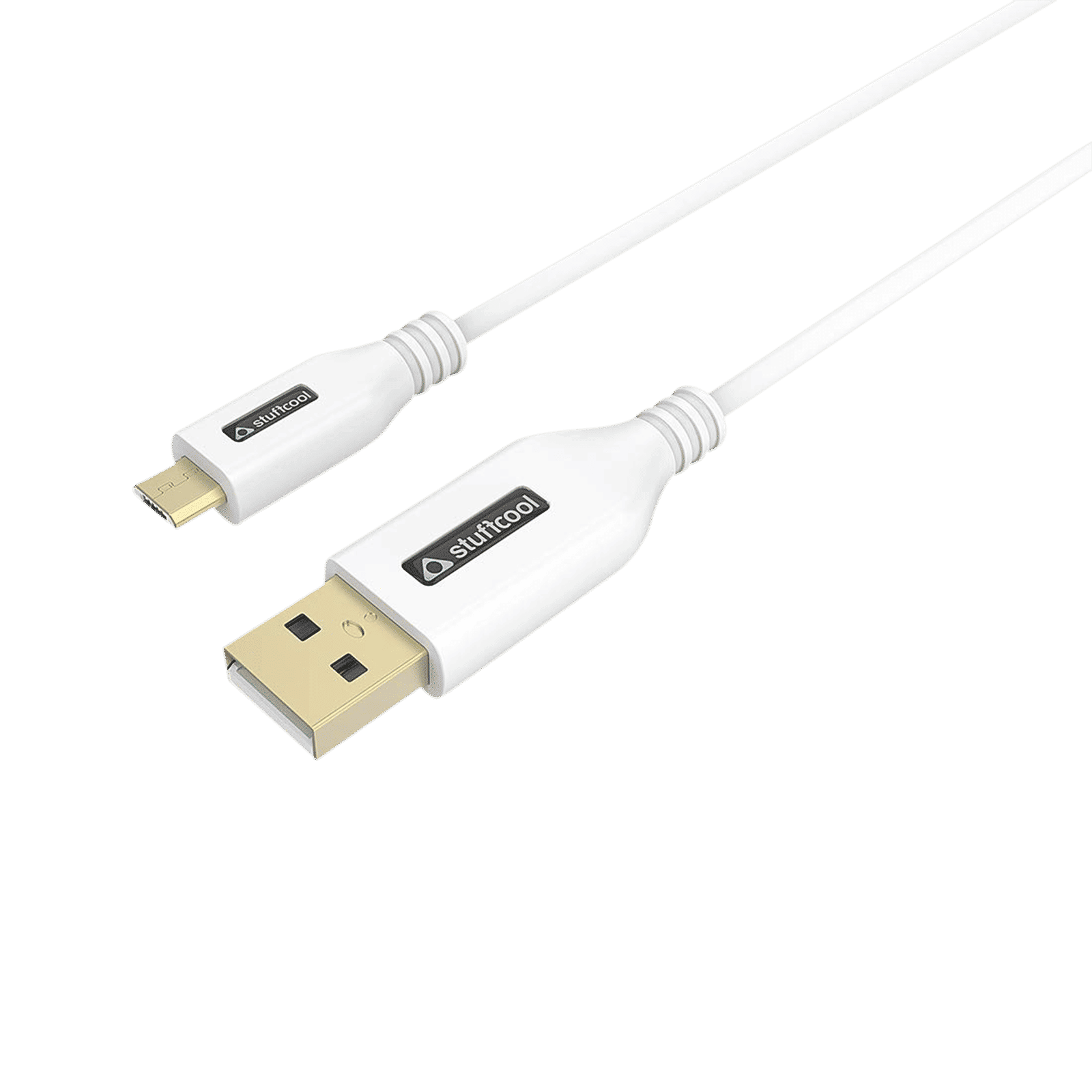 stuffcool Rapido Type A to Micro USB 4.9 Feet (1.5M) Cable (Sleek Design, White)_3