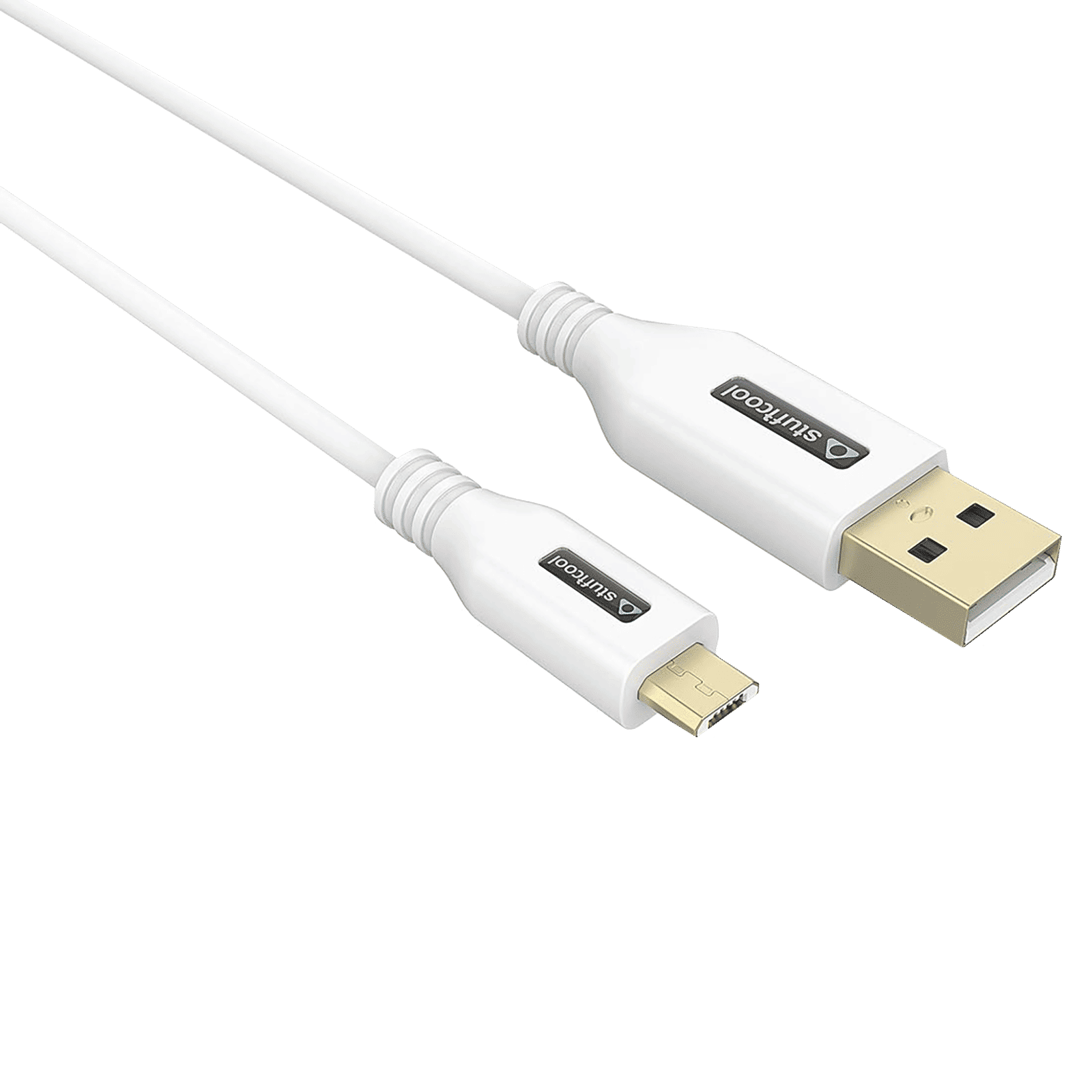 stuffcool Rapido Type A to Micro USB 4.9 Feet (1.5M) Cable (Sleek Design, White)_5