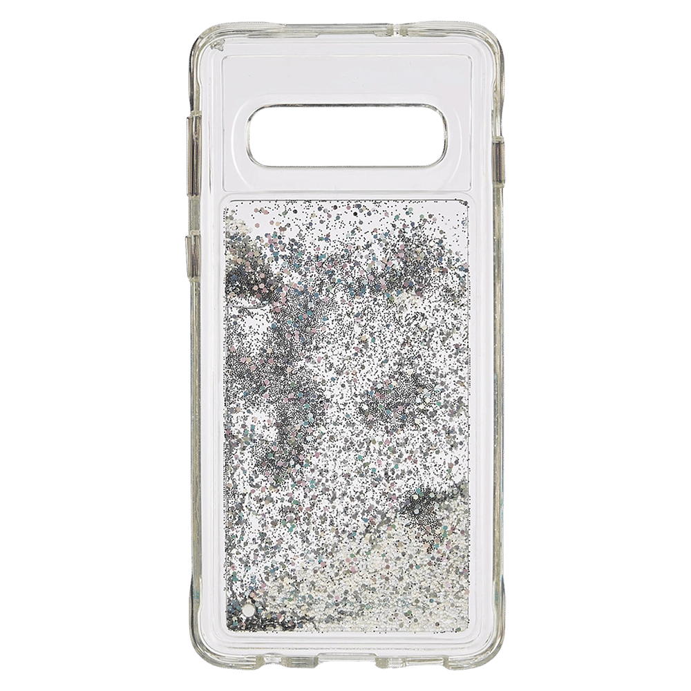 Case-Mate Waterfall Glitter Polycarbonate Back Cover for Samsung Galaxy S10 (Drop Protection, Iridescent Diamond)_8