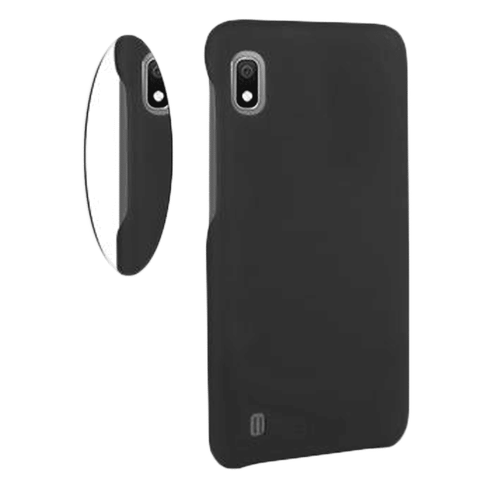 stuffcool Uni PU Leather Back Cover for Samsung Galaxy A10 (Camera Protection, Black)_5