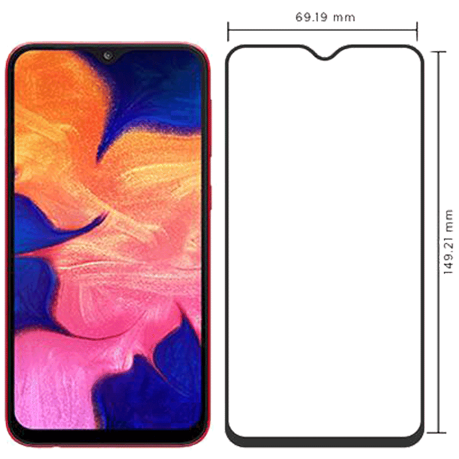 stuffcool MGGP25DSGA10 2.5D Tempered Glass for Samsung Galaxy A10 (Scratch Resistant)_5