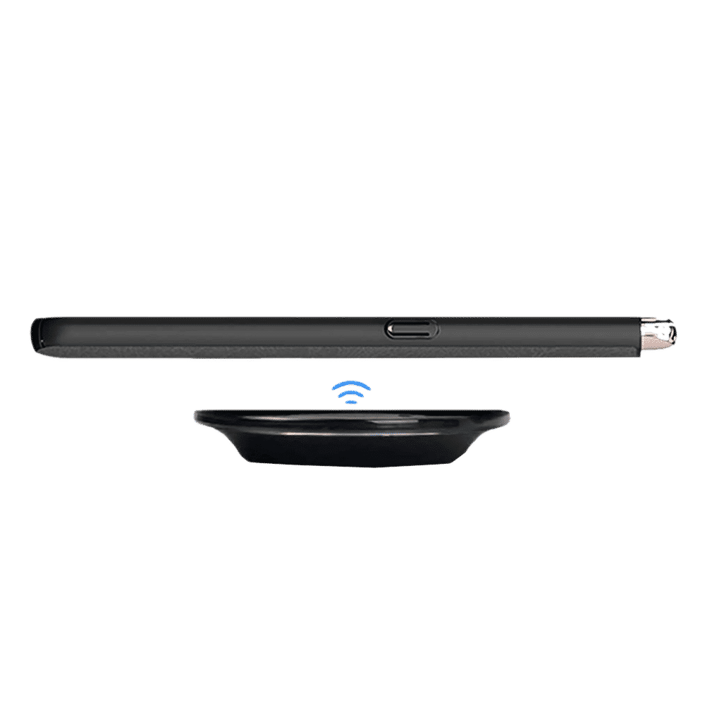 stuffcool Rego PU Leather Back Cover for SAMSUNG Galaxy A80 (Wireless Charging Compatible, Black)_4