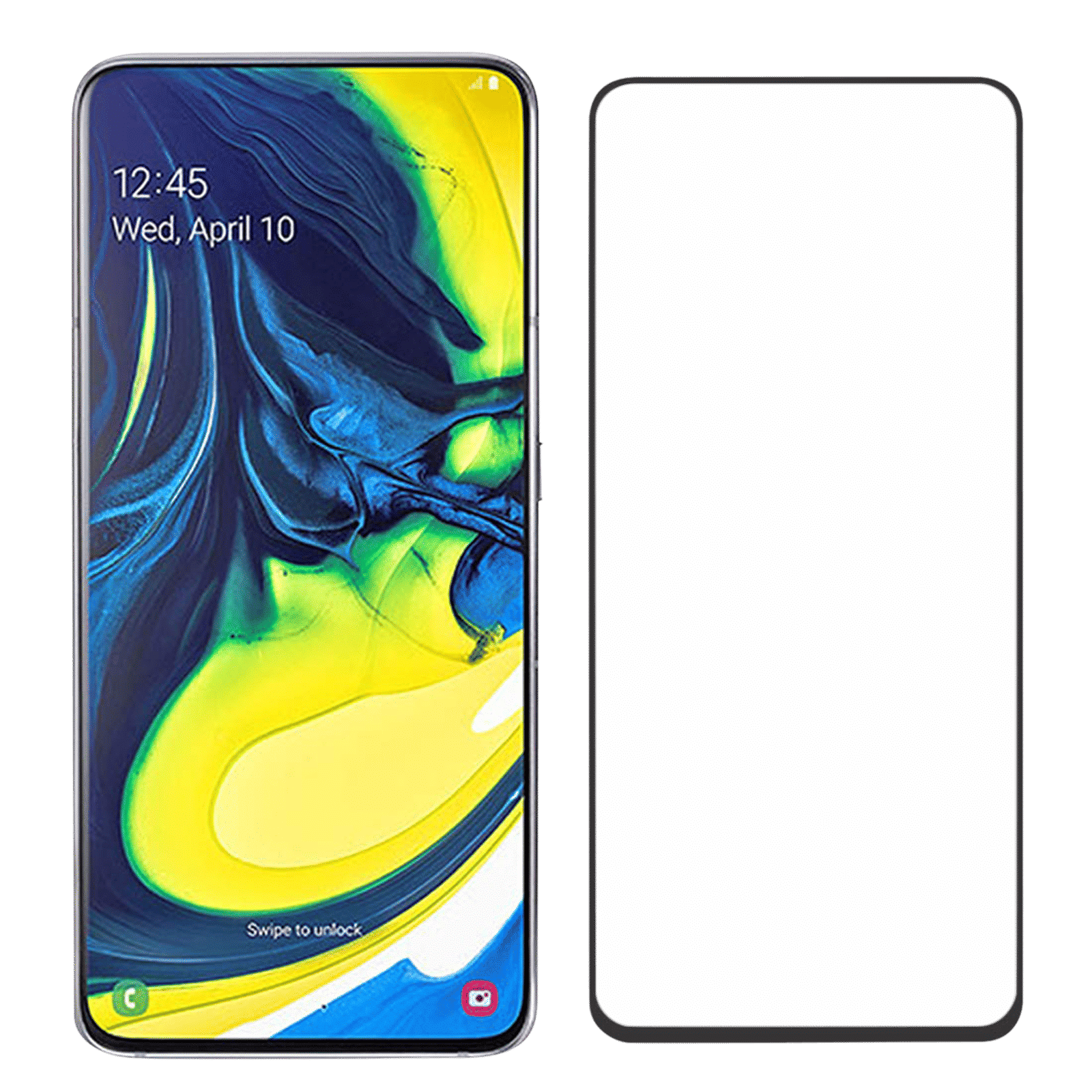 stuffcool Screen Protector for SAMSUNG Galaxy A80 (Scratch Resistant)_3