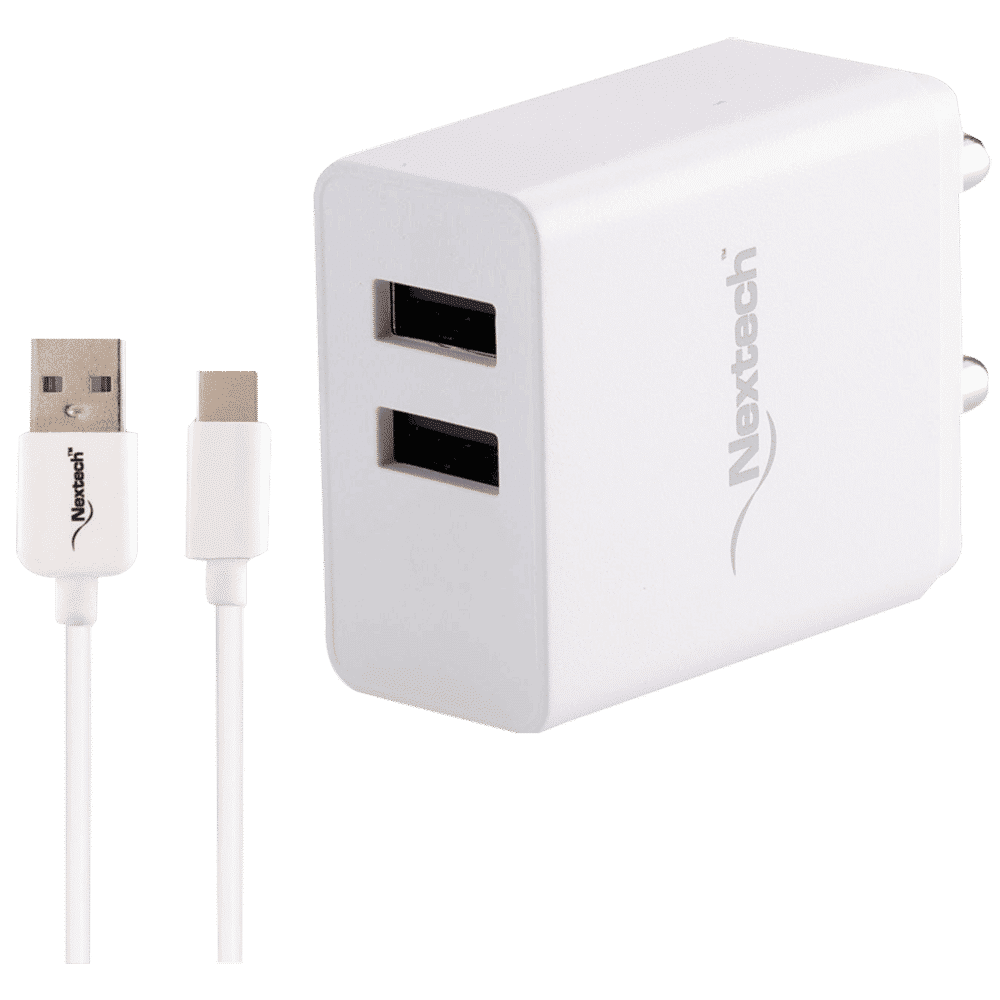 Nextech Wall Charging Adapter (NTU27UC, White)_1