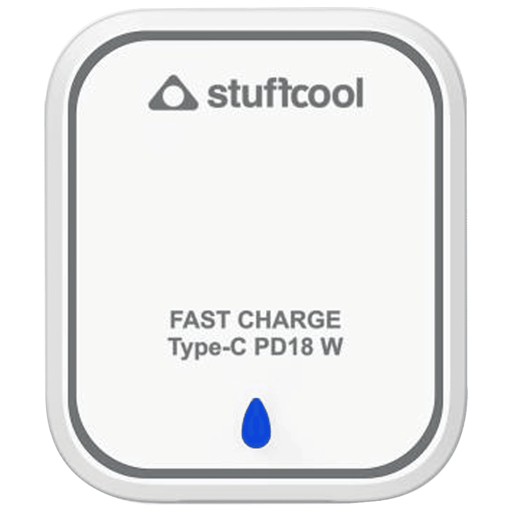 stuffcool Celox 18 Watts 1-Port USB Wall Charging Adapter (PD18W, White)_8